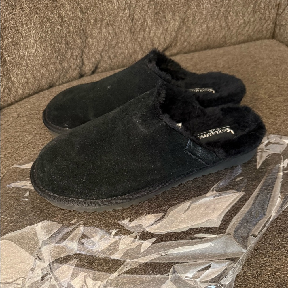 KOOLABURRA by UGG slippers women’s black size 9 suede comfortable